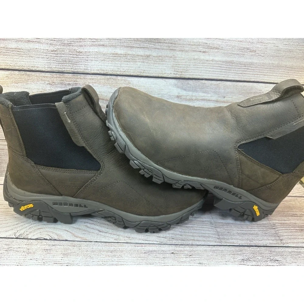 Merrell Moab Adventure Chelsea Polar Waterproof Men's Leather Boots Size 12 NWB